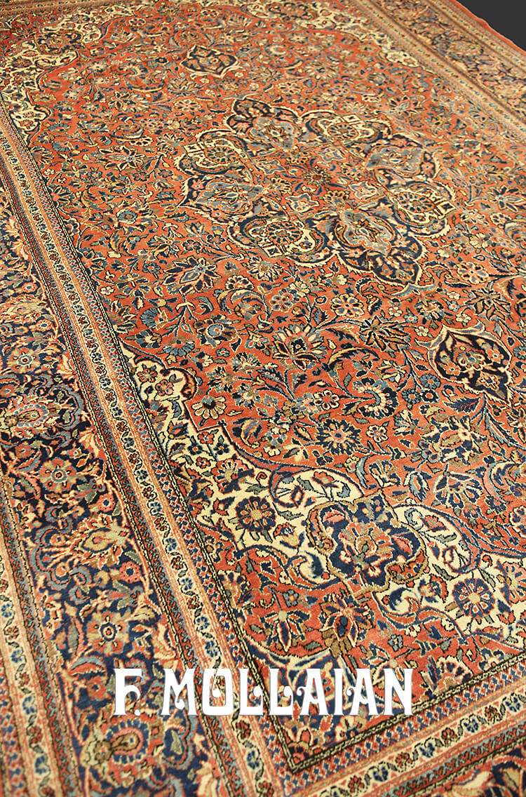 Alfombra Persa Semi-Antigua Kashan n°:99392619